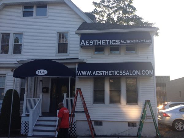 Clarke and Son Signs - Multiple Awnings (1) Photograph: Clarke And Son Signs Multiple Awnings 1